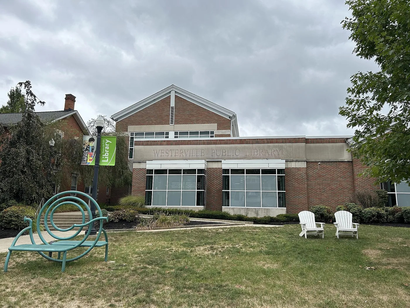 Westerville Public Library on State Street, Ohio