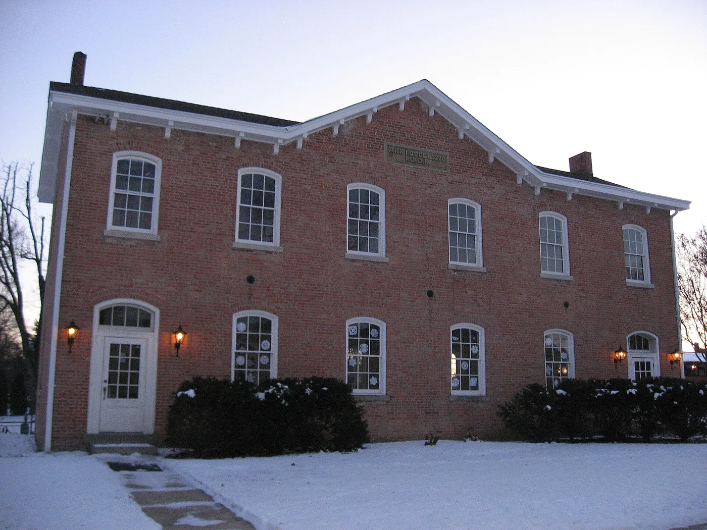 Historic Sharon Township Town Hall in Worthington, Ohio